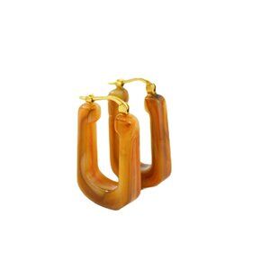 J. Crew acrylic hoop earrings #217-92